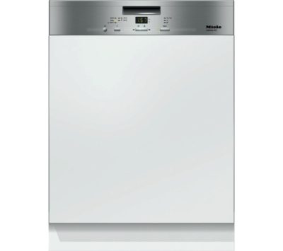 MIELE  Jubilee G 4940 SCi Full-size Semi-integrated Dishwasher - Clean Steel